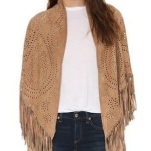 treasures suede fringe jacket